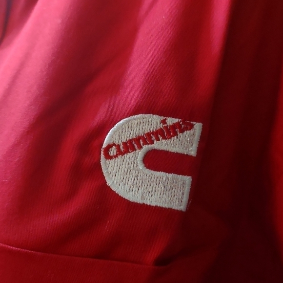 Nwot Cummins Engine port authority mens size large long sleeve button down shirt - Picture 2 of 6